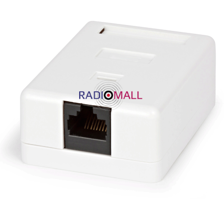 STK-RJ-45(8P8C), CAT.6, 1 выход, Dual IDC компьютерная розетка